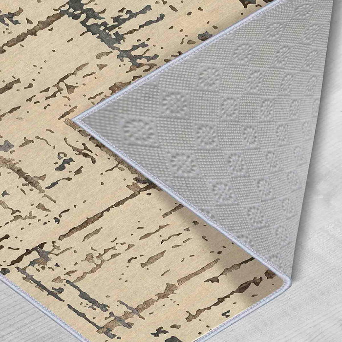 Conceptum Wooylk0057 Alfombra Crema y Visón 100 x 150 cm Conceptum Wooylk0057 Alfombra Crema y Visón 100 x 150 cm